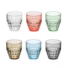 Set 6 Bicchieri Bassi Tiffany assortiti Set 6 Bicchieri Bassi Tiffany assortiti